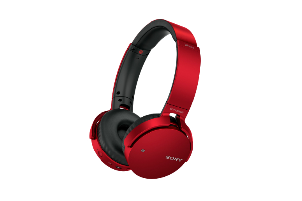 Sony MDR-XB80BS Red EXTRA BASSワイヤレススポーツインイヤー