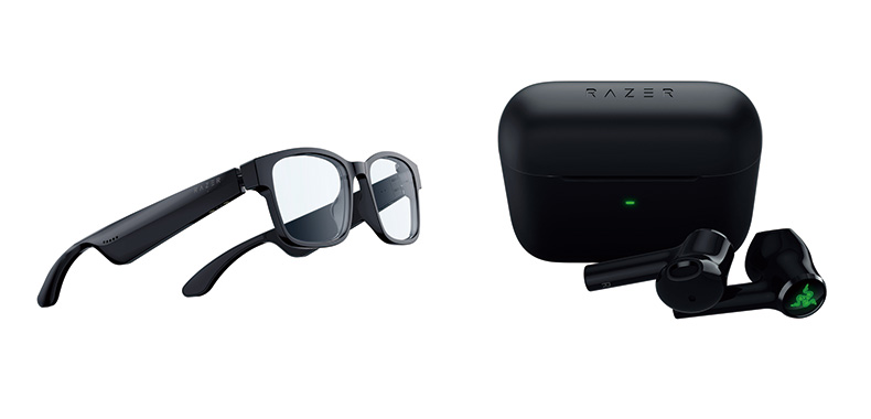 0円 【ラッピング不可】 Razer Anzu Smart Glasses Round S Mサイズ ワイヤレスオーディオ スマートグラス 60ms 低レイテンシ