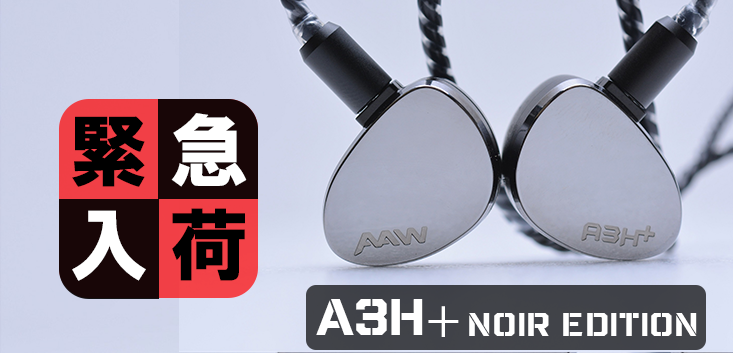 入荷情報】AAW 『A3H+ Noir Edition(Universal Fit)』が入荷しました