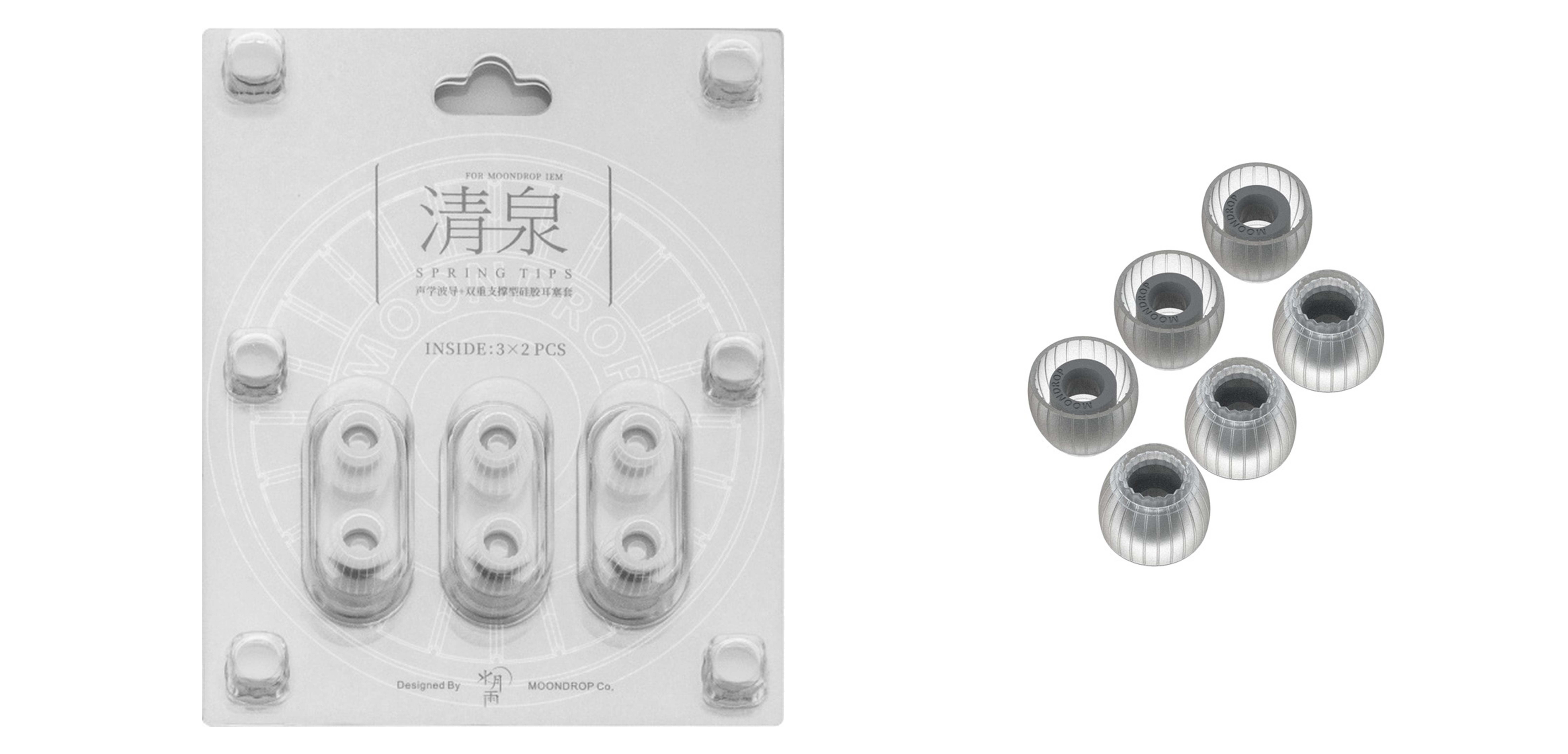 新製品】＃水月雨 (MOONDROP)よりイヤーピース「清泉 - Spring Tips