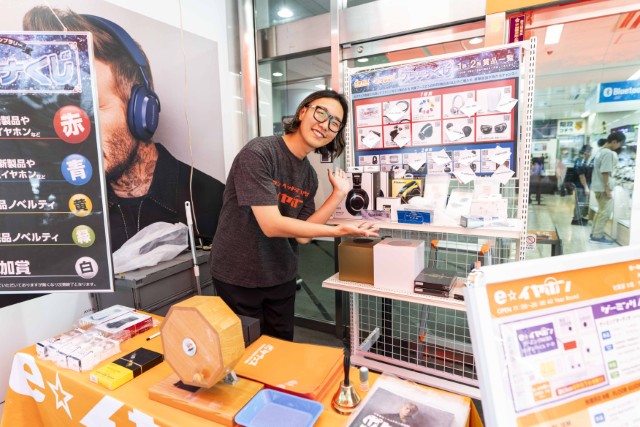 過去開催時のスタンプラリーの様子